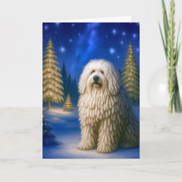 Cartão De Festividades Komondor Holiday Card