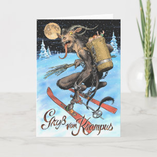 Cartão De Festividades Krampus 2017 Greeting Card