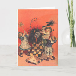 Cartão De Festividades Krampus Caixa Surpresa