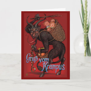 Cartão De Festividades Krampus Card