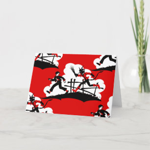 Cartão De Festividades krampus de natal