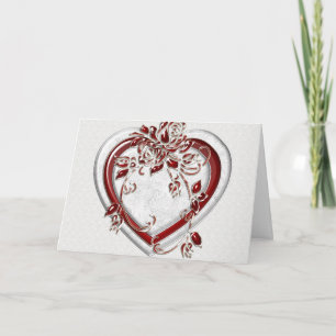 Cartão De Festividades KRW Valentine Heart