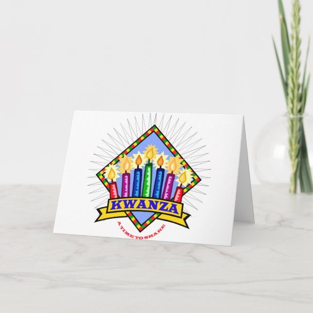 Cartão De Festividades Kwanzaa (Frente)