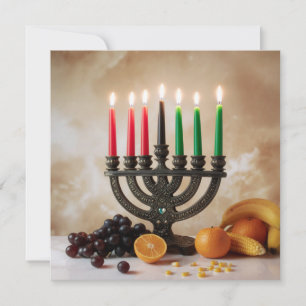CARTÃO DE FESTIVIDADES KWANZAA