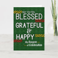 Kwanzaa Abençoado Tema Tribal Grateful e Feliz