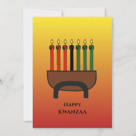Cartão De Festividades Kwanzaa Candles