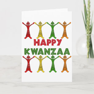 Cartão De Festividades Kwanzaa Dancers