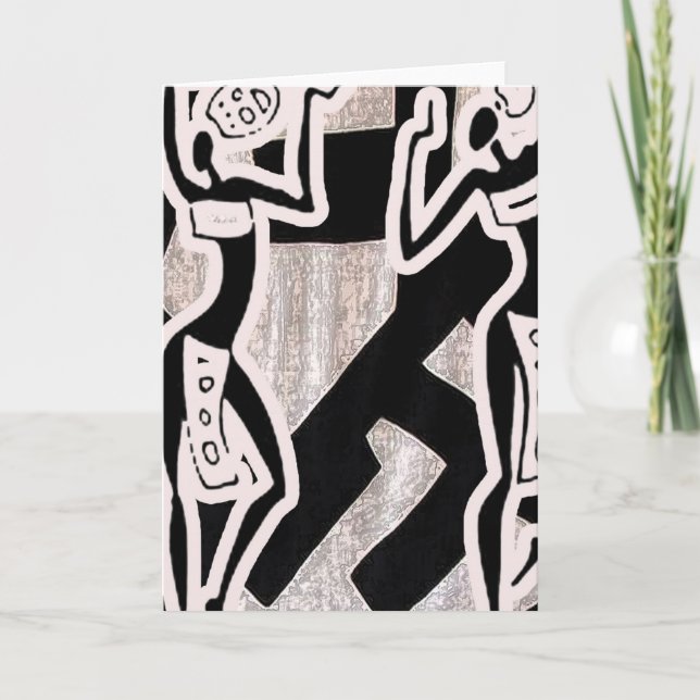 Cartão De Festividades Kwanzaa feliz! (Frente)