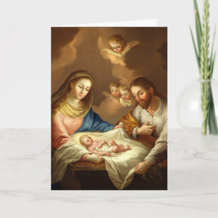 Cartão De Festividades "La Natividad" custom greeting card