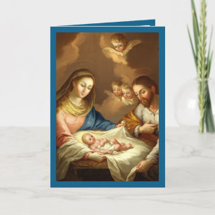 Cartão De Festividades La Navidad Native Natal Religioso Espanhol