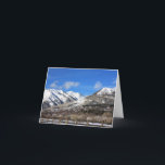 Cartão De Festividades La Platas no inverno<br><div class="desc">picos Neve-tampados acima dos prados nevado abaixo. Hesperus,  CO.</div>