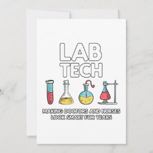 Cartão De Festividades Laboratório de tecnologia do laboratório