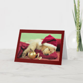 Cartão De Festividades Labrador de Natal