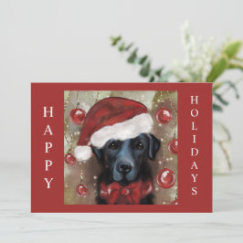 Cartão De Festividades Labrador Retriever