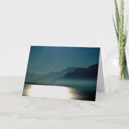 Cartão De Festividades lago de Montreal em Genebra