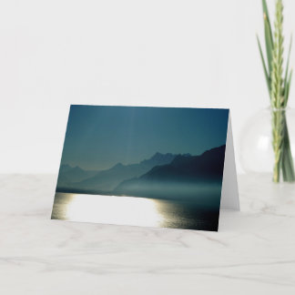 Cartão De Festividades lago de Montreal em Genebra