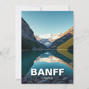 Cartão De Festividades Lago Louise no Banff National Park Canadá