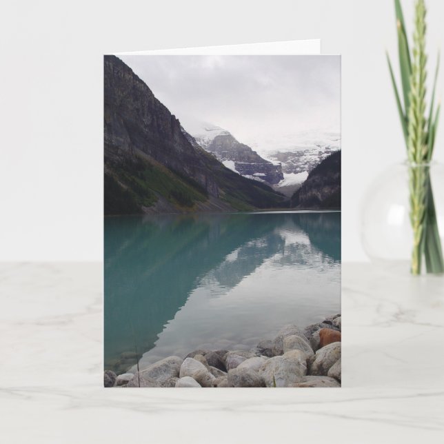 Cartão De Festividades Lake Louise (Frente)