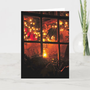 Cartão De Festividades Lantern at Night
