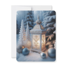 Lanterna Ornamentada de Inverno Geada