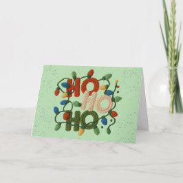 Cartão De Festividades Latch Hook Yarn Crochet (Faux, Not actual Yarn)