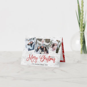 Cartão De Festividades Latido 3 FOTO da Rússia natalícia Saudação