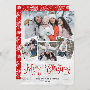 Cartão De Festividades Latido 4 FOTO da Rússia natalícia Saudação