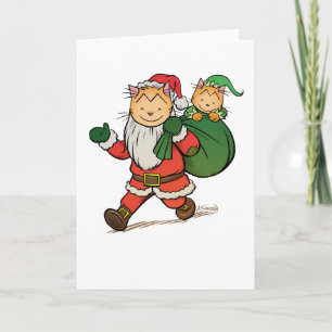 Cartão De Festividades Laugh-Out-Loud Cats Christmas Cards
