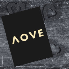 Cartão De Festividades Legal amor personalizado Namorados moderno minimal