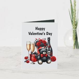 Cartão De Festividades Legal gótico adicionar mensagem de Valentim