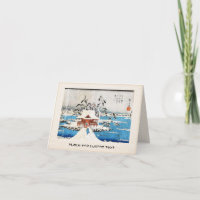 Legal neve sangrenta do lago ukiyo-e, no japão,