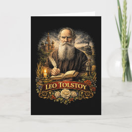 Cartão De Festividades Leo Tolstoy