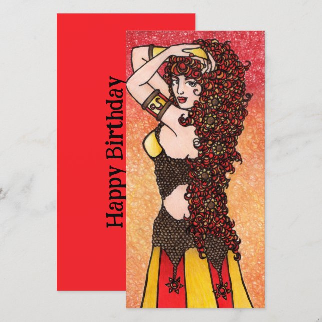 Cartão De Festividades Leo Zodiac Lion Deusa Astrologia Leos Símbolo (Frente/Verso)