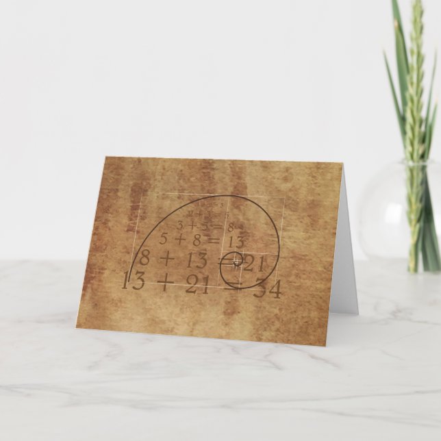 Cartão De Festividades Leonardo da Vinci. Golden Ratio. De gulden snede (Frente)