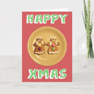 Cartão De Festividades Lesbian "Happy Xmas" Card (blank)