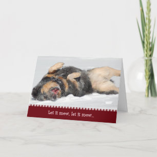 Cartão De Festividades Let It Snow, Let It Snow...   Christmas Cards