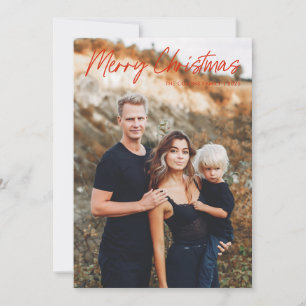 Cartão De Festividades Letras Modernas Feliz Natal 2 Foto