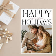 Letras Modernas Minimalistas Foto Feliz Natal