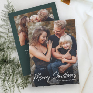 Cartão De Festividades Letras Simples Feliz Natal 2 Foto