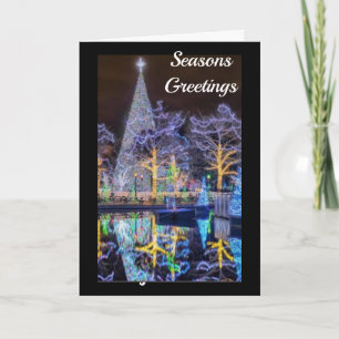 CARTÃO DE FESTIVIDADES "LEVANTE O NATAL DA NOITE/MERCADORIA"