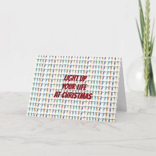 CARTÃO DE FESTIVIDADES *** LEVANTE SUA VIDA** NATAL/DESEJOS DO ANO NOVO