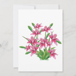 Cartão De Festividades Lilly