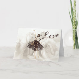 Cartão De Festividades Linda Ballerina, Dia de os namorados H de Rosas Br