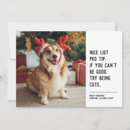 Cartão De Festividades Linda lista de animais de estimação, preto, foto d