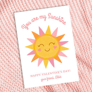 Cartão De Festividades Lindo Você é meu Solzinho Valentines para Sala de