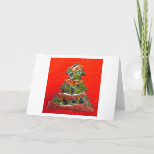 Cartão De Festividades Linhas de Árvore 3