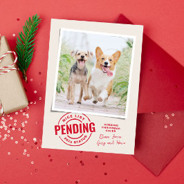 Cartão De Festividades Lista engraçada e bonita de fotos de Natal de anim