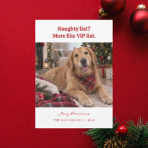 Lista Travessa Natal Diversão Foto Pet Moderno