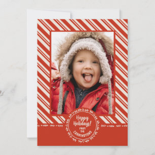 Cartão De Festividades Listra de Cana de Açúcar Personalizada