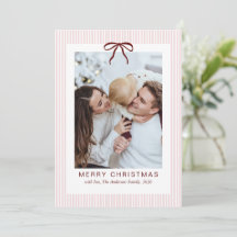 Listras Clássicas Arco Vermelho Feliz Natal Foto 
